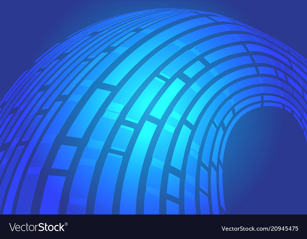 Abstract blue line curve flow data light motion vector image Abstract blue line curve flow data light motion