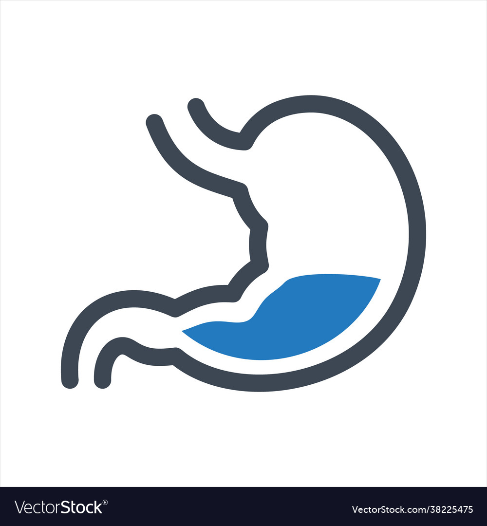 Gastroenterology icon Royalty Free Vector Image