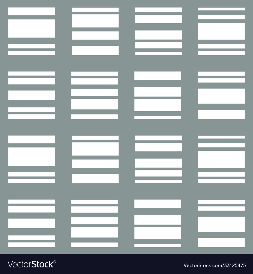 Geometric seamless repeating pattern squares