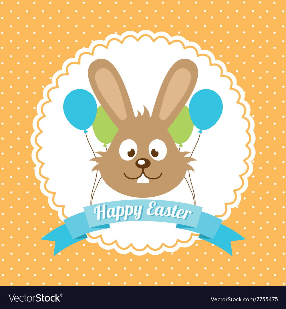 Happy easter design