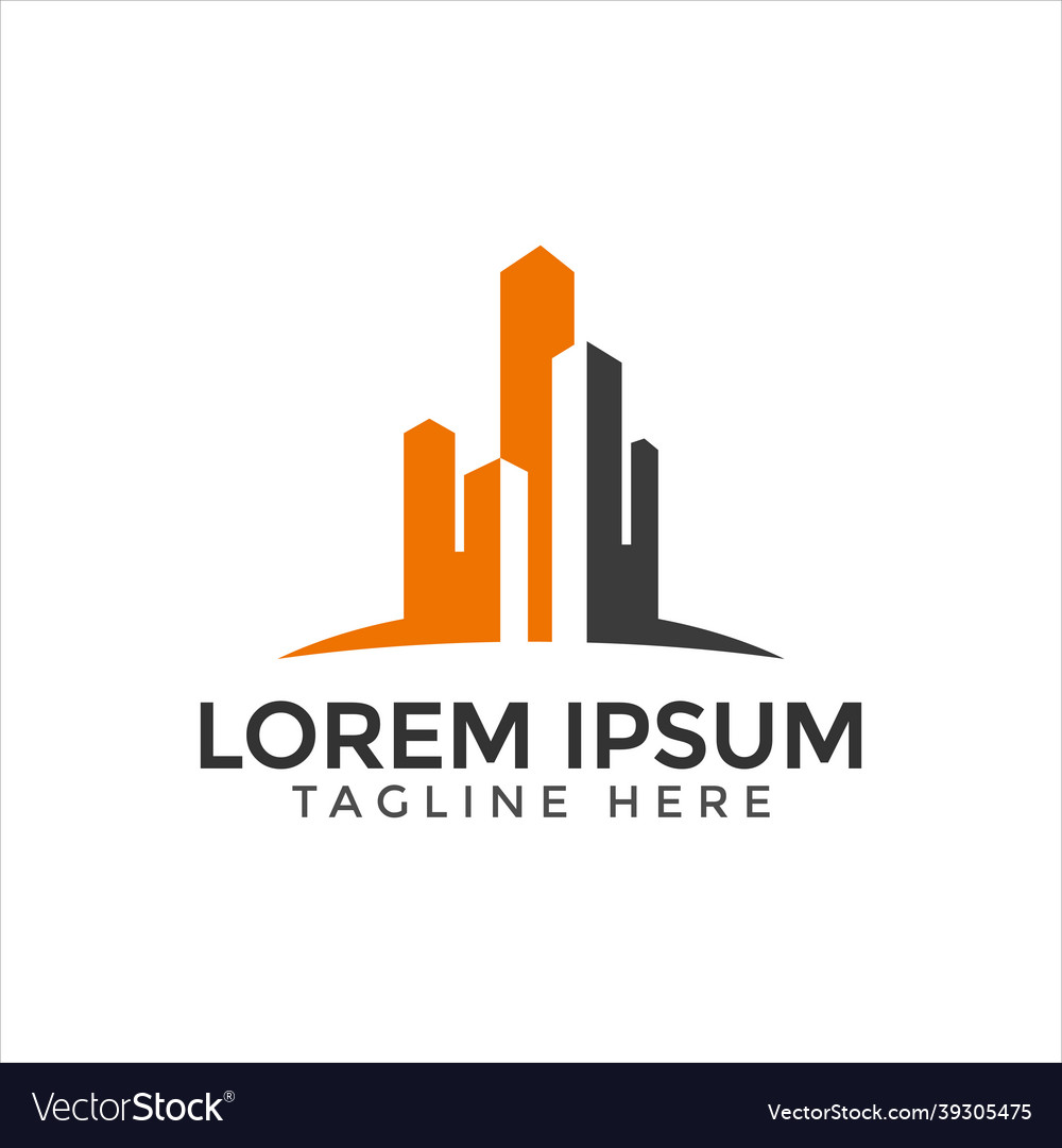 Modern building template Royalty Free Vector Image Modern building template Royalty Free Vector Image