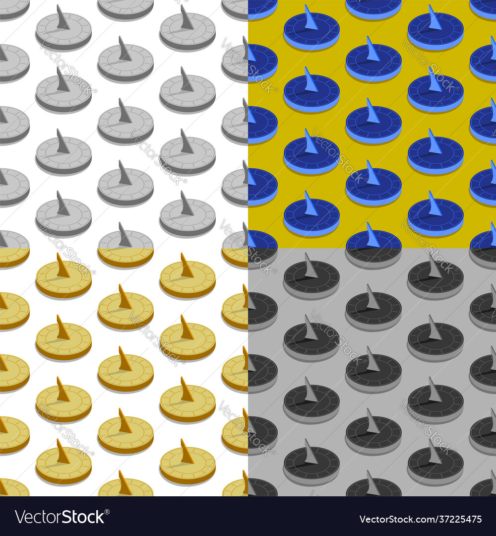 Set seamless patterns with sundial tool