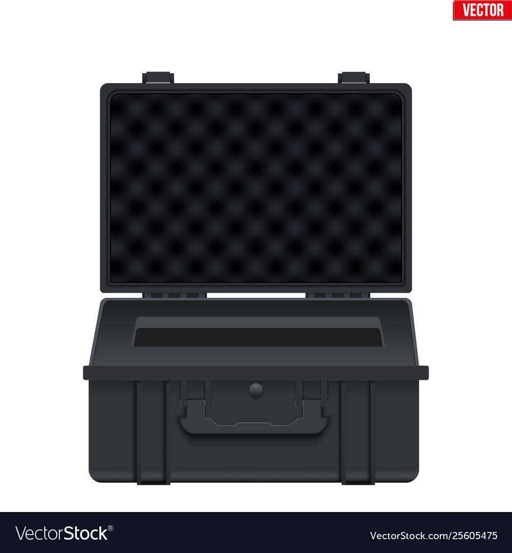 Waterproof Plastic Case - Opened