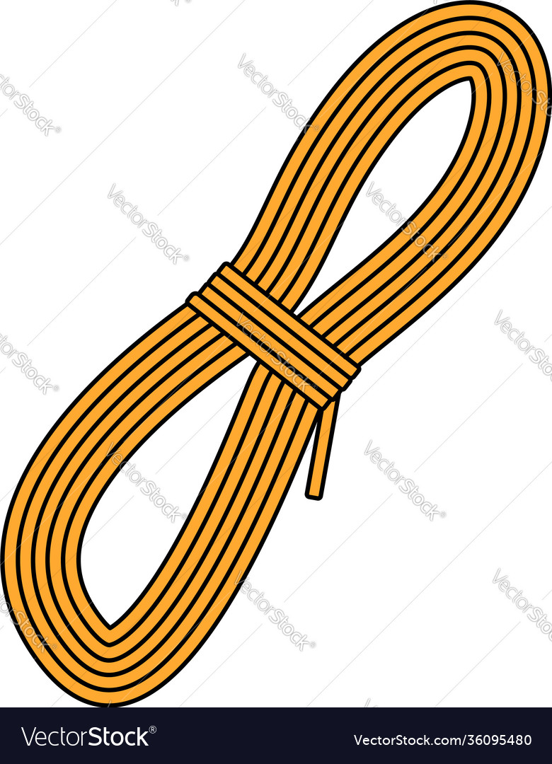 Climbing rope icon Royalty Free Vector Image - VectorStock