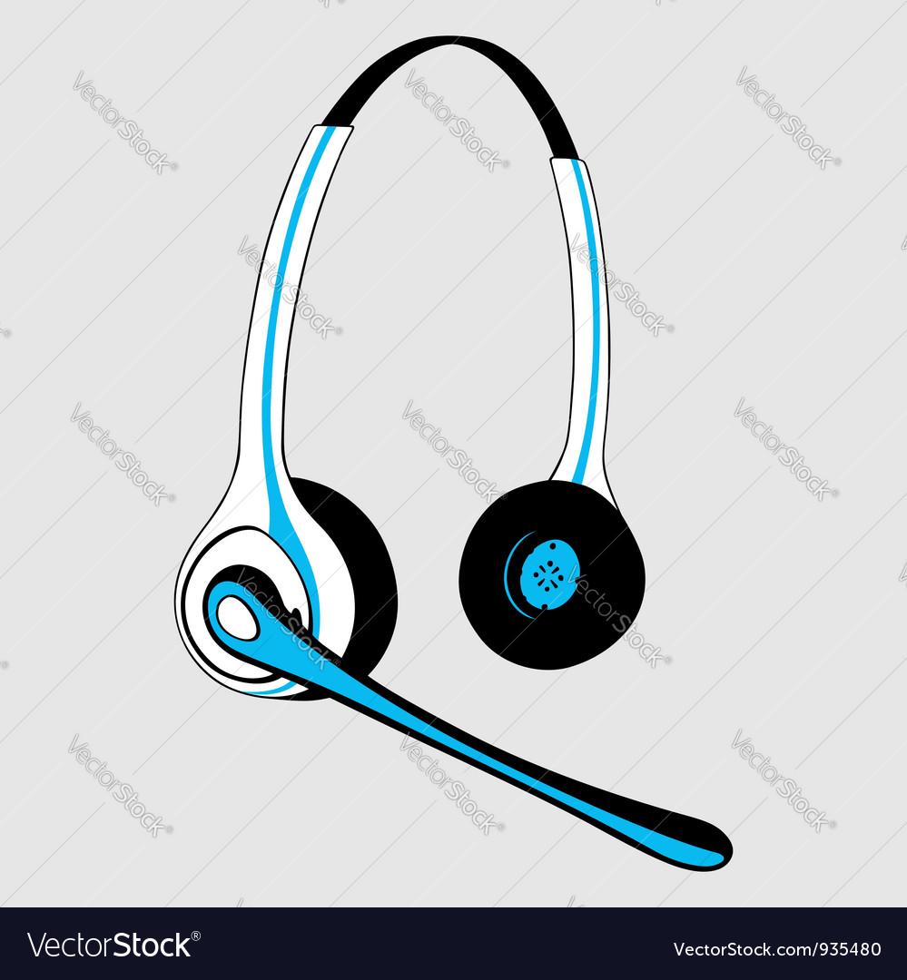 Headset with microphone