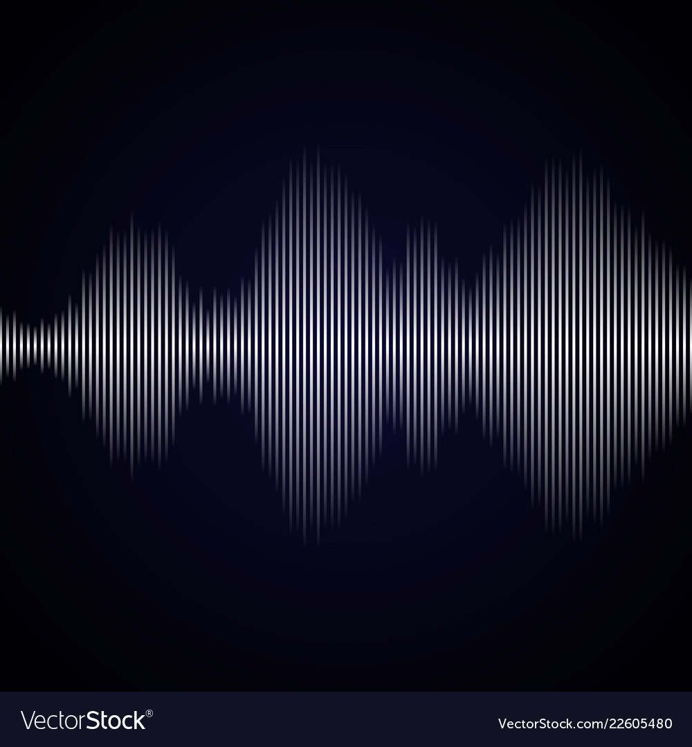 Multicolor sound wave from equalizer background vector image Multicolor sound wave from equalizer background