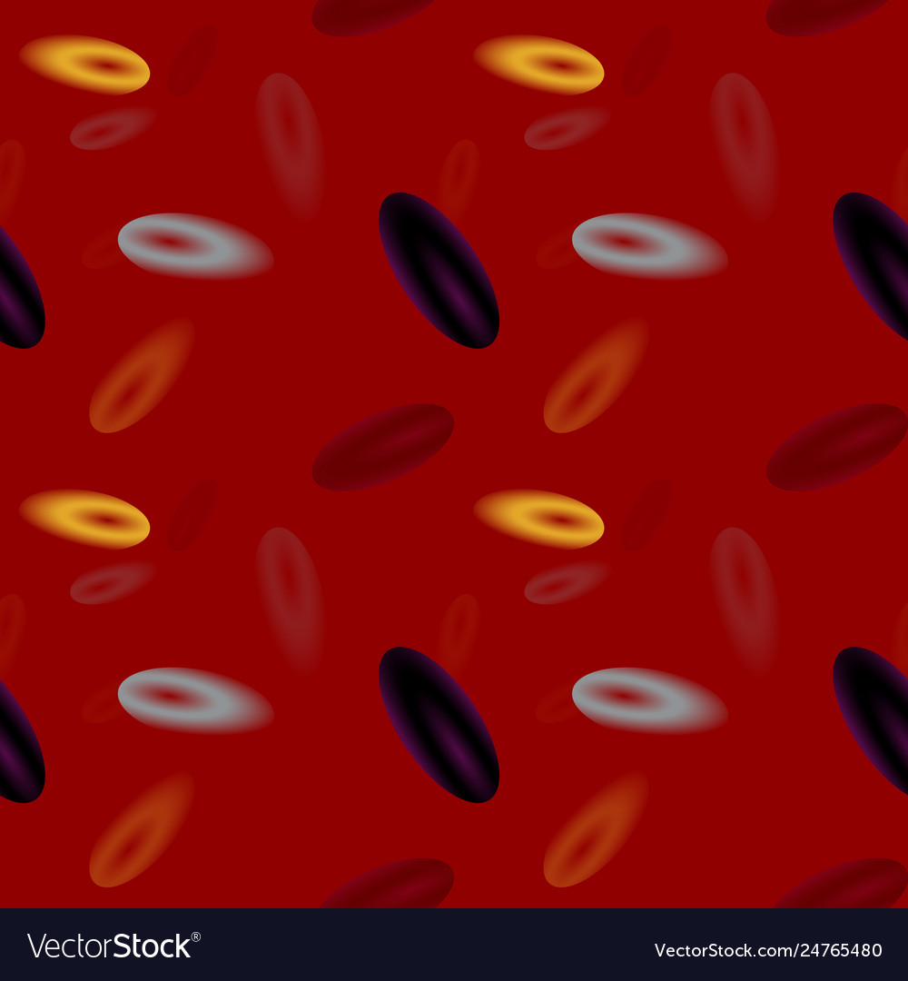 Shiny 3d deep seamless pattern