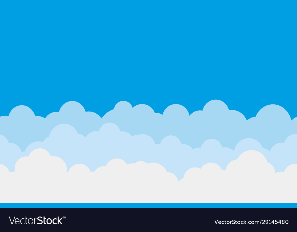 Sky with clouds seamless