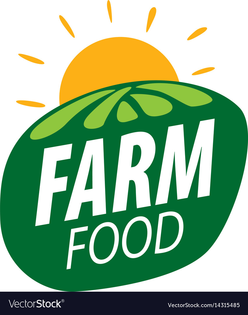 Logo farm food Royalty Free Vector Image - VectorStock