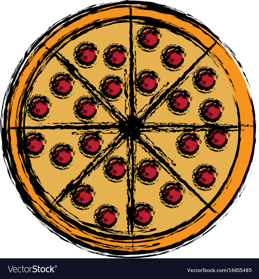 Pizza icon image Royalty Free Vector Image - VectorStock