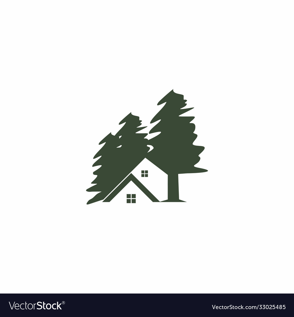 Real estate logo home tree