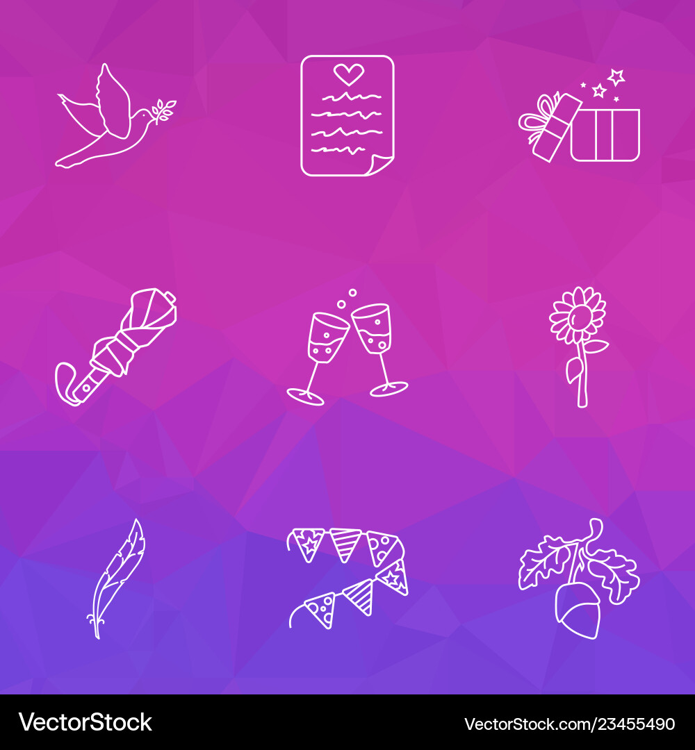 Celebration Icons - Festive Collection Royalty Free Vector