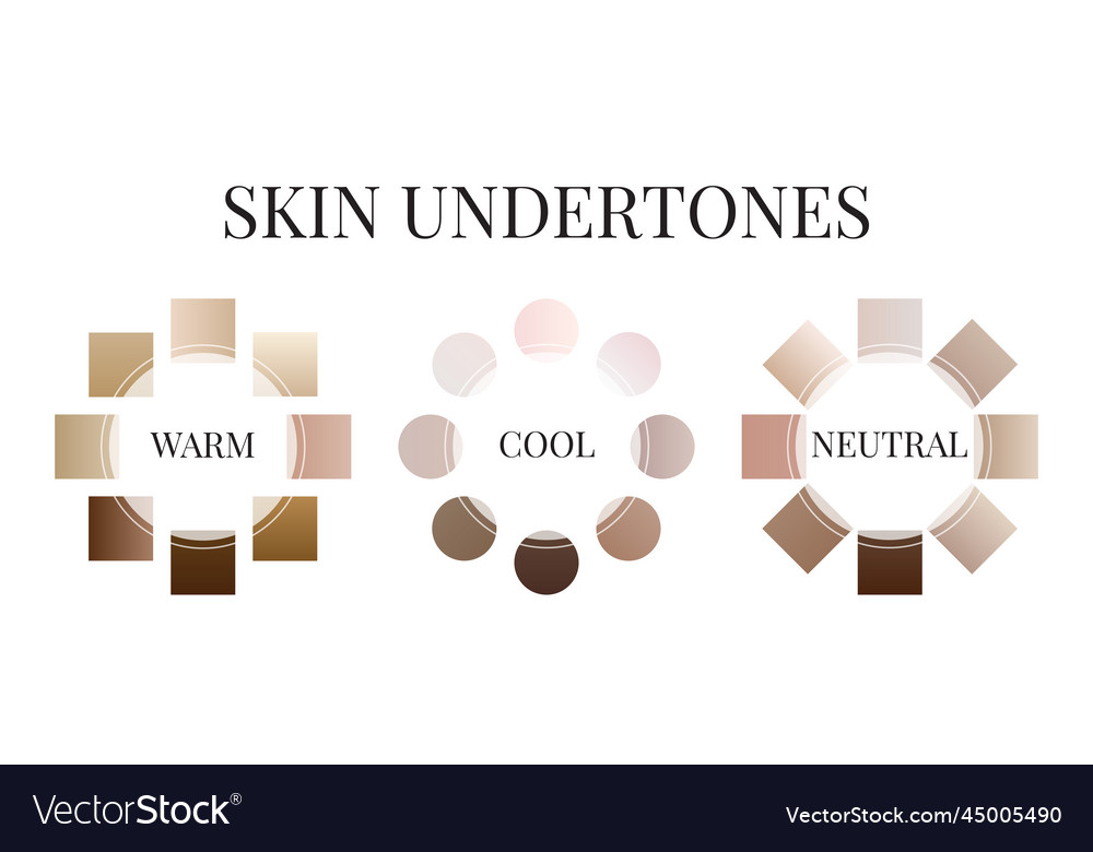 Gradient Skin Undertone Color Palette Royalty Free Vector Gradient Skin Undertone Color Palette Royalty Free Vector