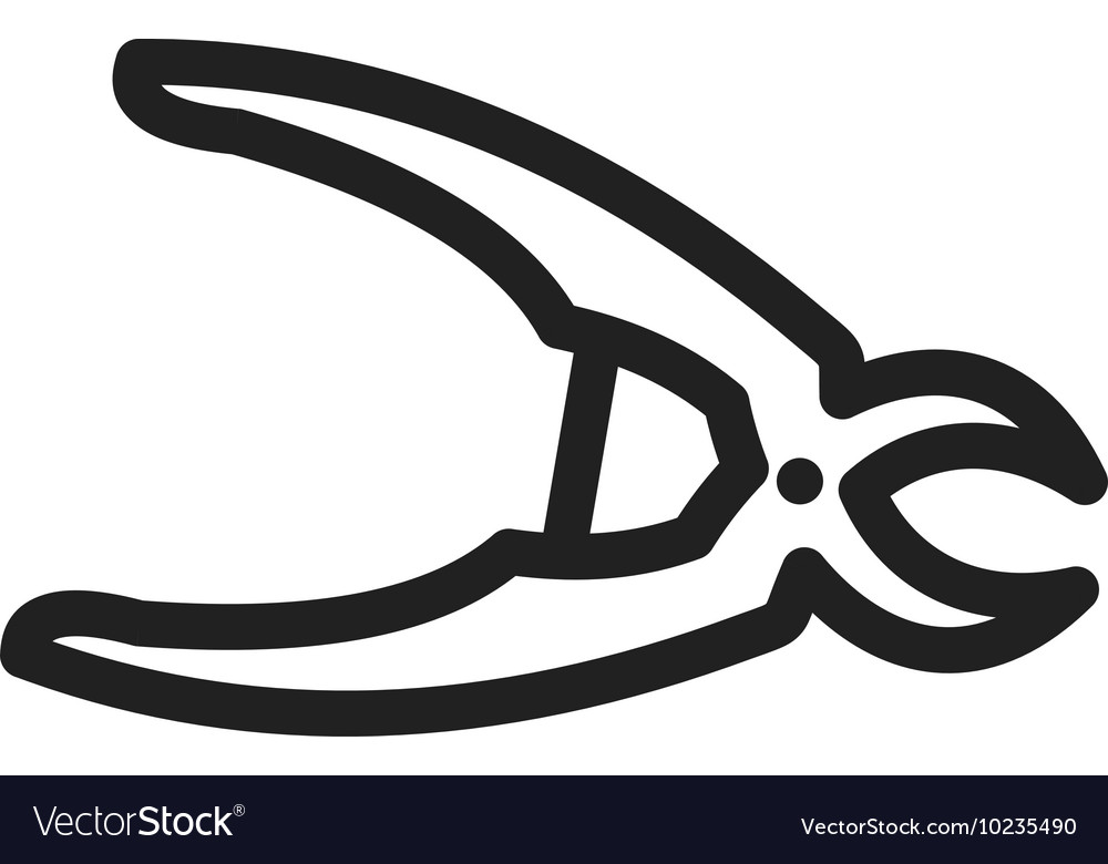 Pliers Royalty Free Vector Image - VectorStock