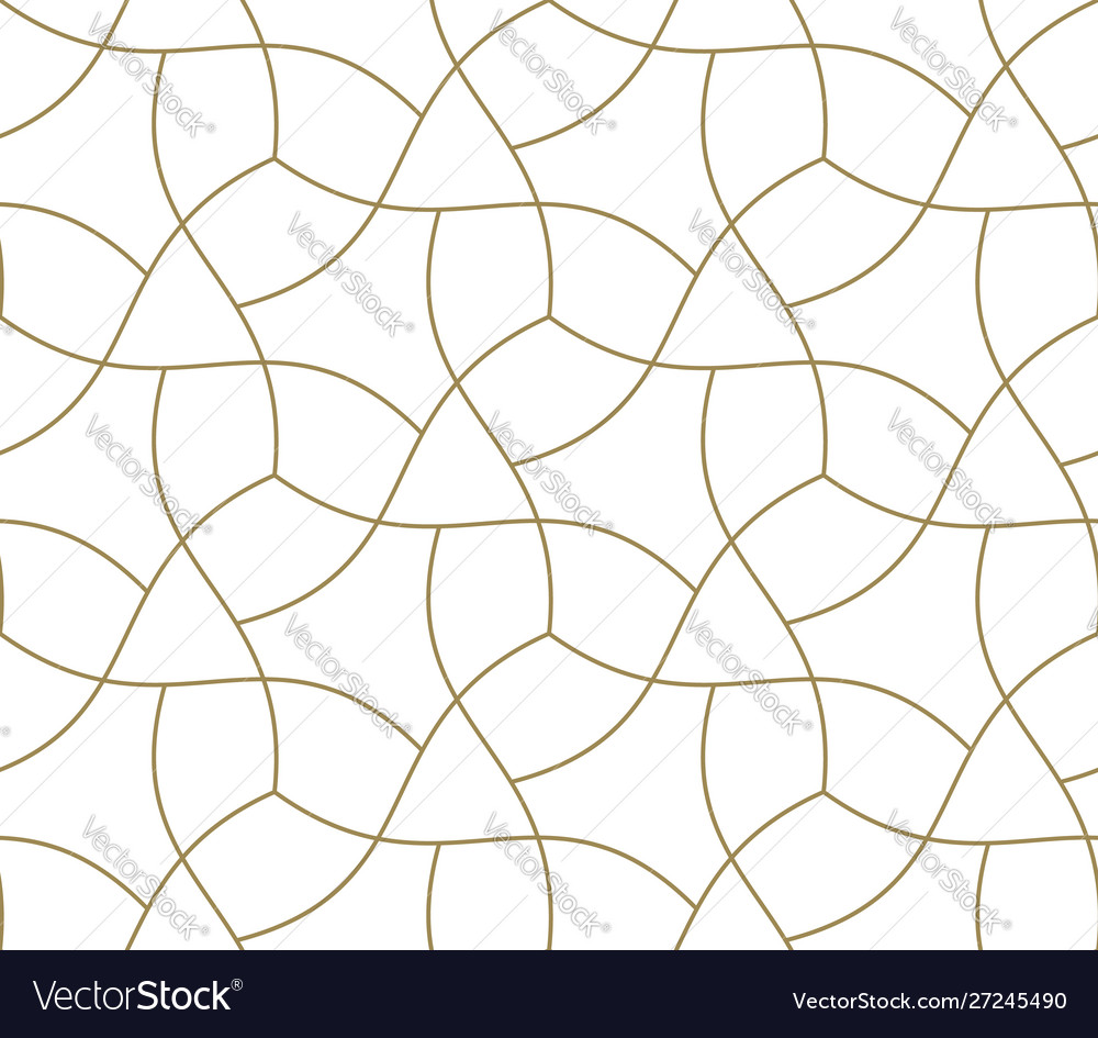 Seamless pattern with abstract geometric line vector image Seamless pattern with abstract geometric line