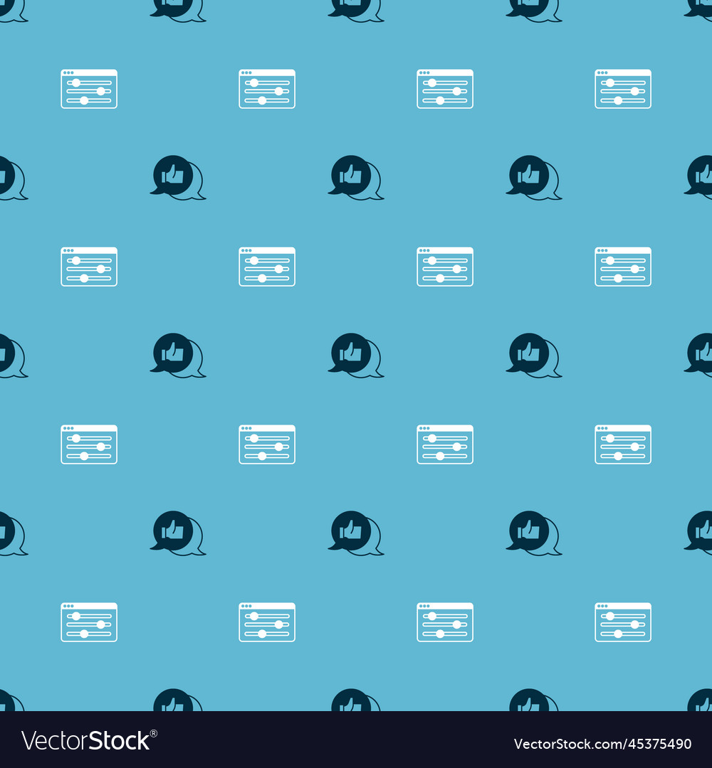 Set customer product rating and browser setting vector image Set customer product rating and browser setting