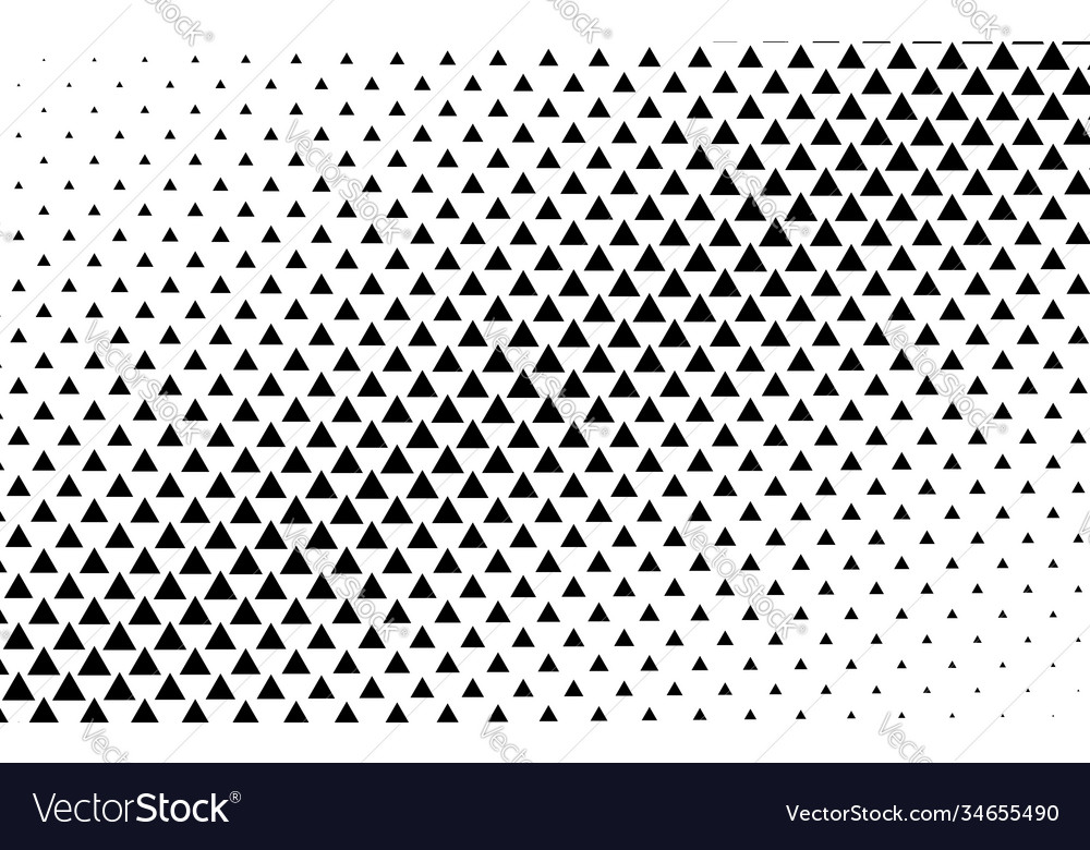 Triangles halftone triangle geometric background vector image Triangles halftone triangle geometric background