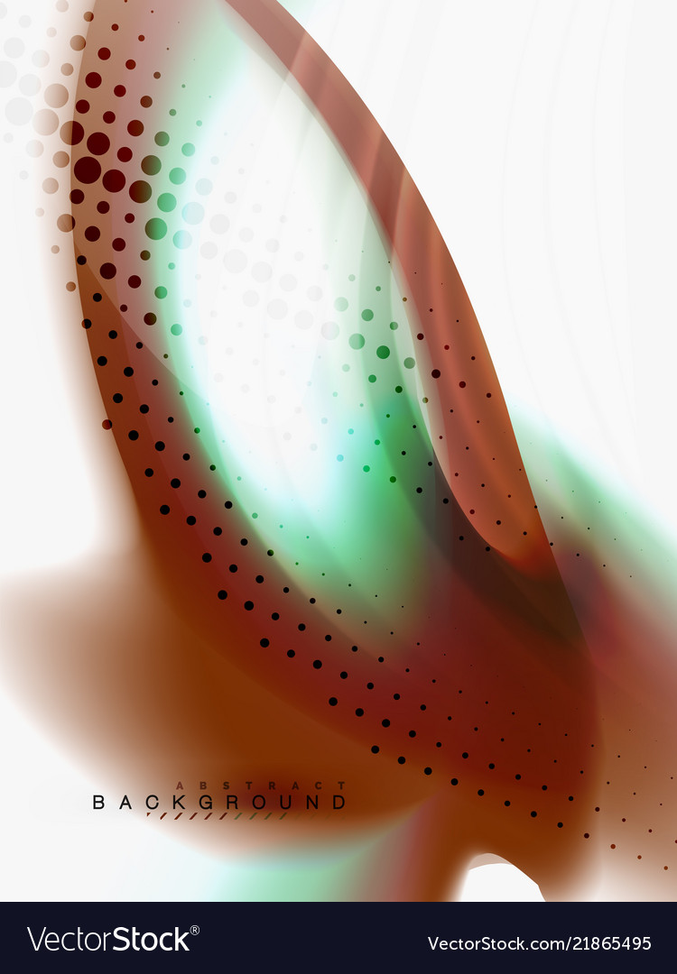 Background abstract color flow liquid design vector image Background abstract color flow liquid design