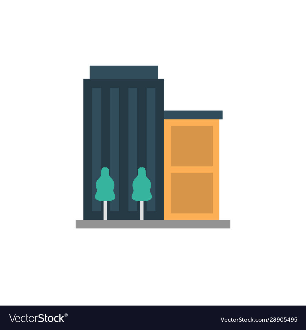 Building Royalty Free Vector Image - VectorStock