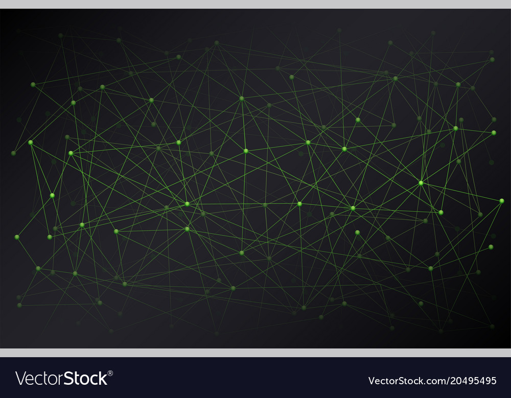 Digital background of science or blockchain