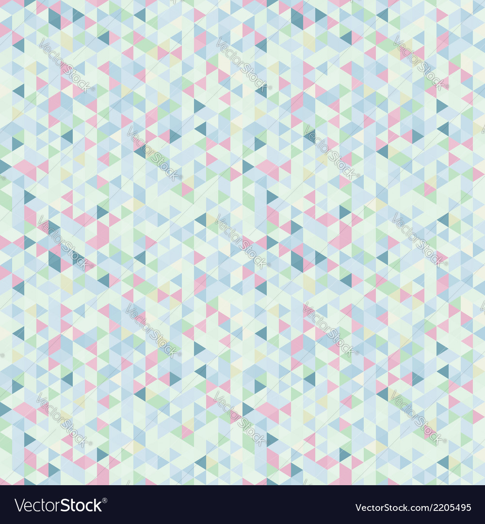 Light seamless pattern of triangles