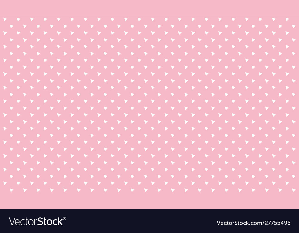 Repeat triangle template and pattern pink vector image Repeat triangle template and pattern pink