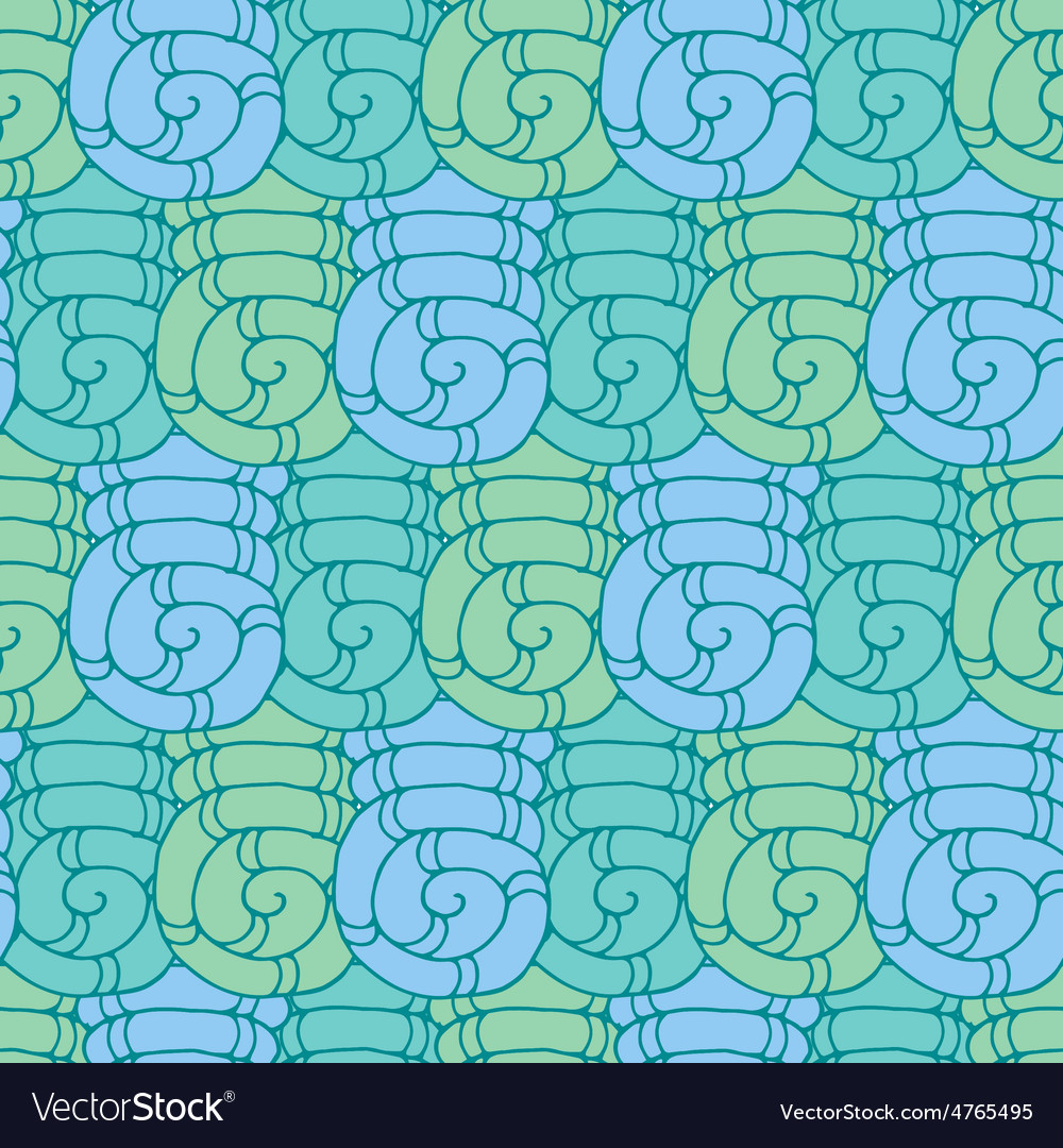 Seamless pattern swirl