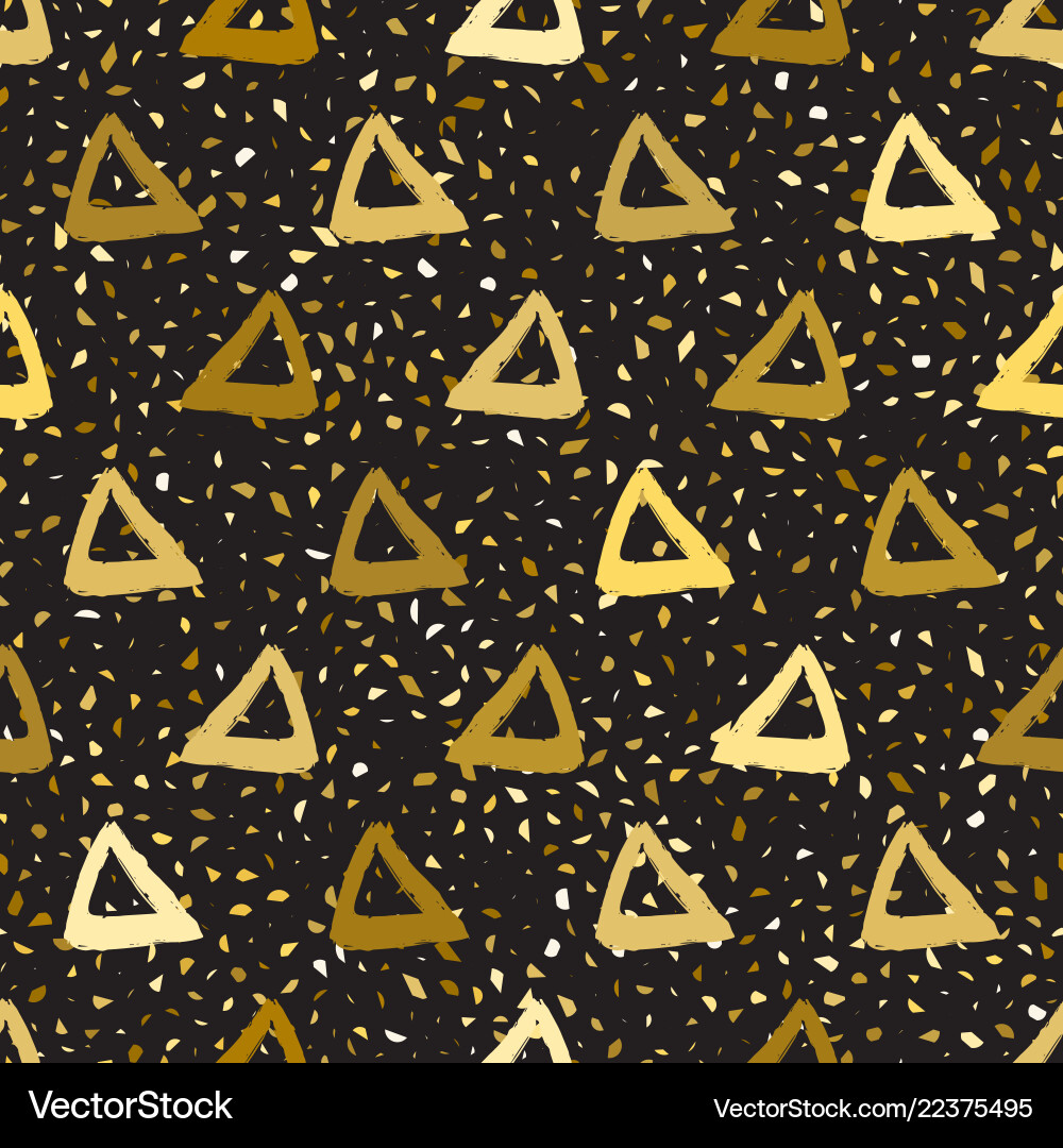Seamless pattern triangles Royalty Free Vector Image