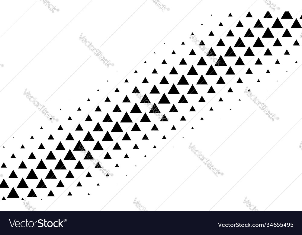 Triangles halftone triangle geometric background vector image Triangles halftone triangle geometric background