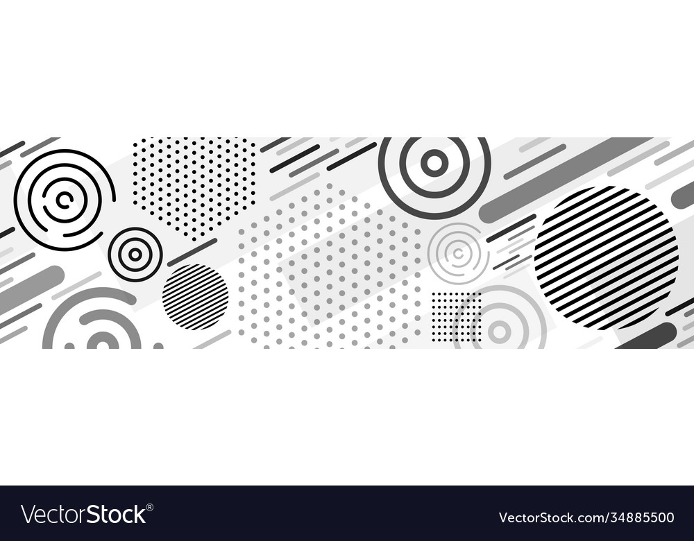 Abstract background with different geometric