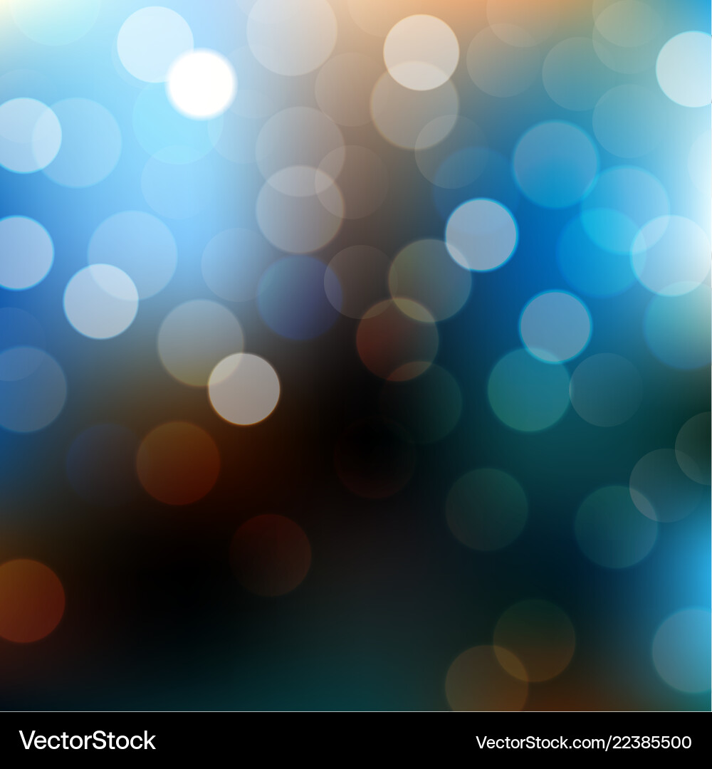Bokeh Royalty Free Vector Image - VectorStock