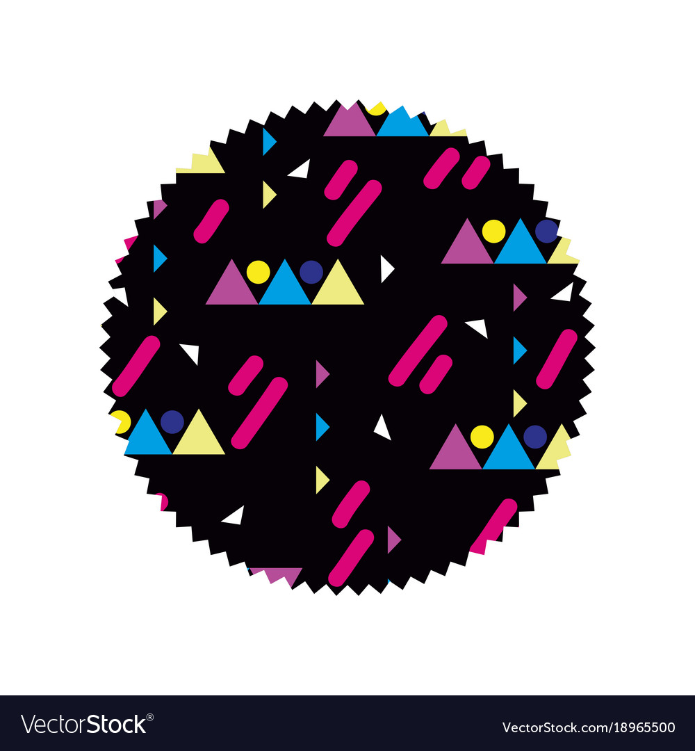 Circle with graphic style design background