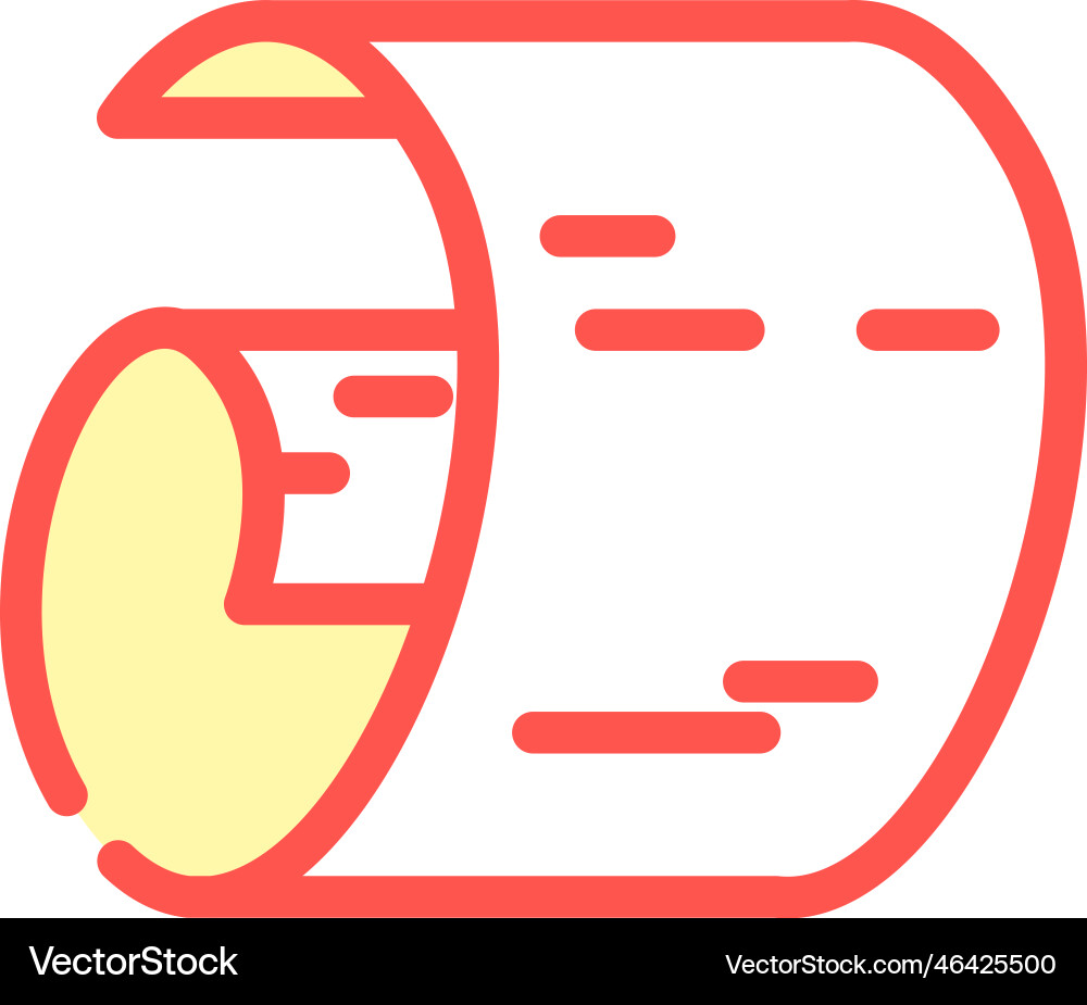 Foil copper metal color icon Royalty Free Vector Image