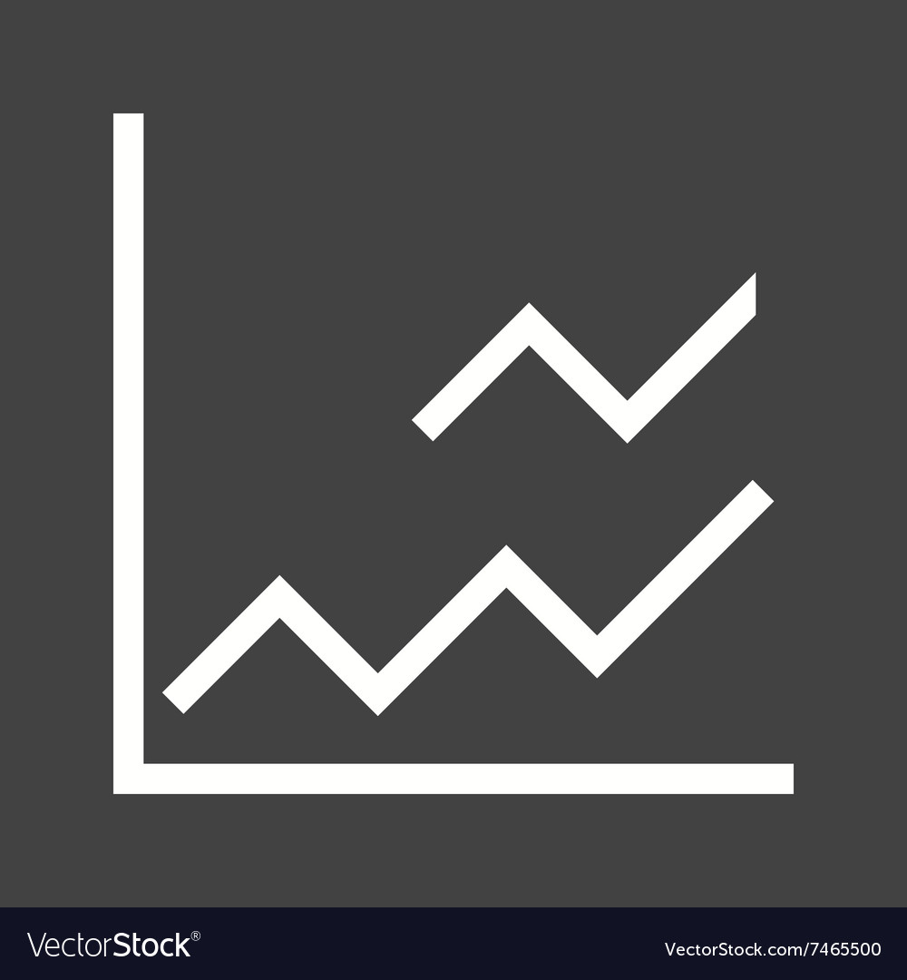 Line graph Royalty Free Vector Image - VectorStock