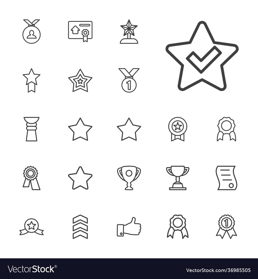 22 best icons Royalty Free Vector Image - VectorStock