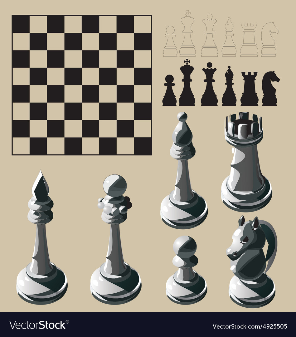 Premium Vector  Chess vector elements