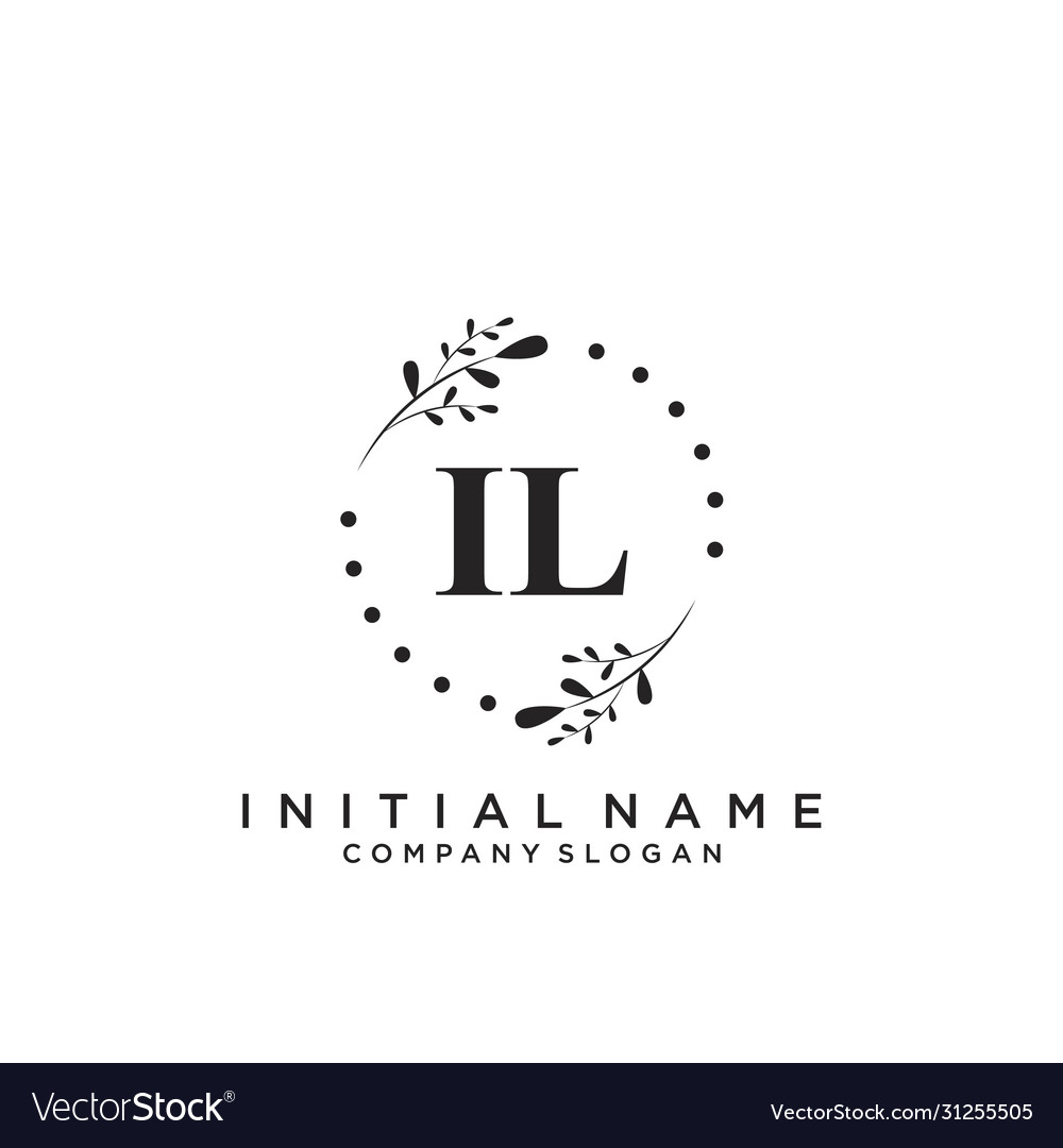 Il initial handwriting logo design