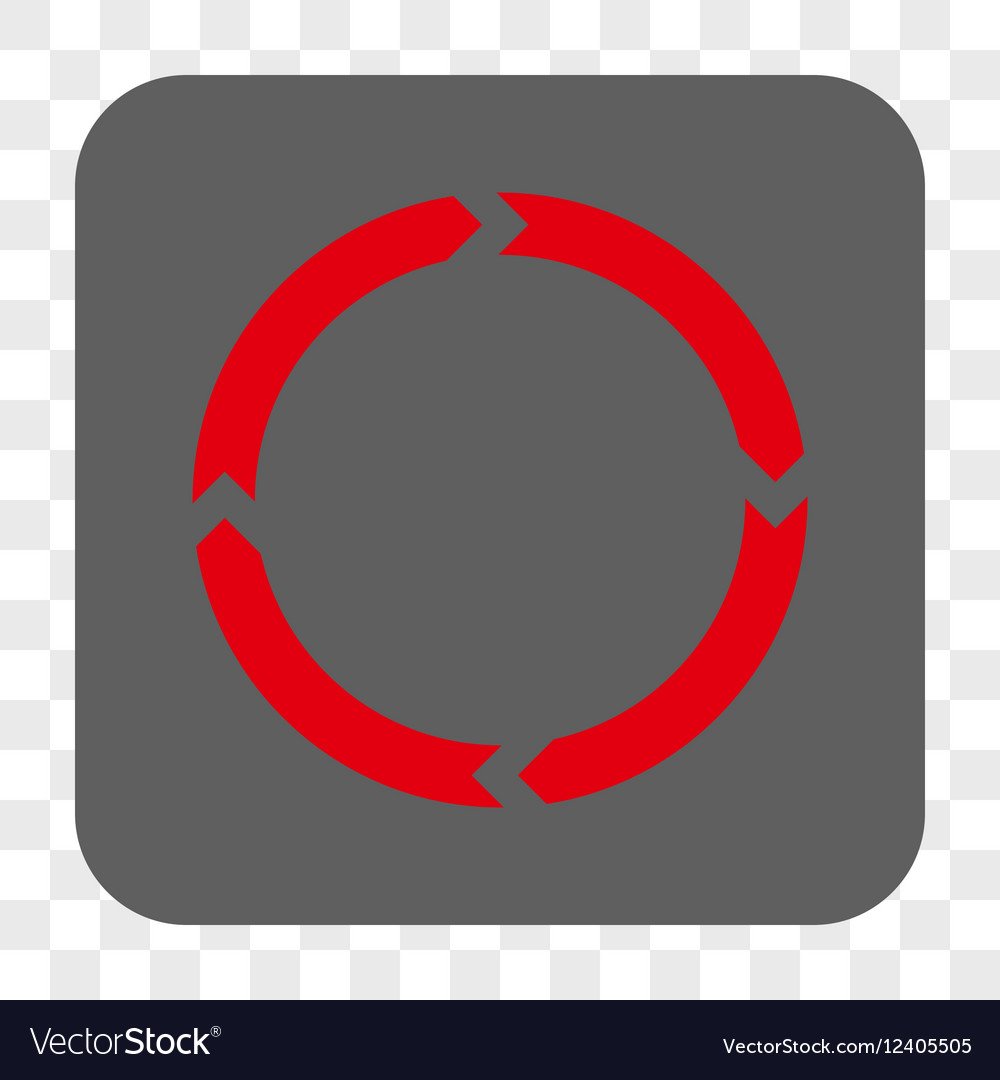 Rotation rounded square button