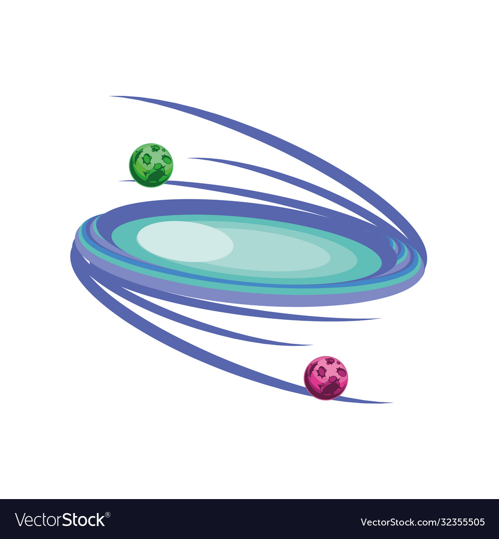 Raumgalaxie Konstellation auf weißem Hintergrund