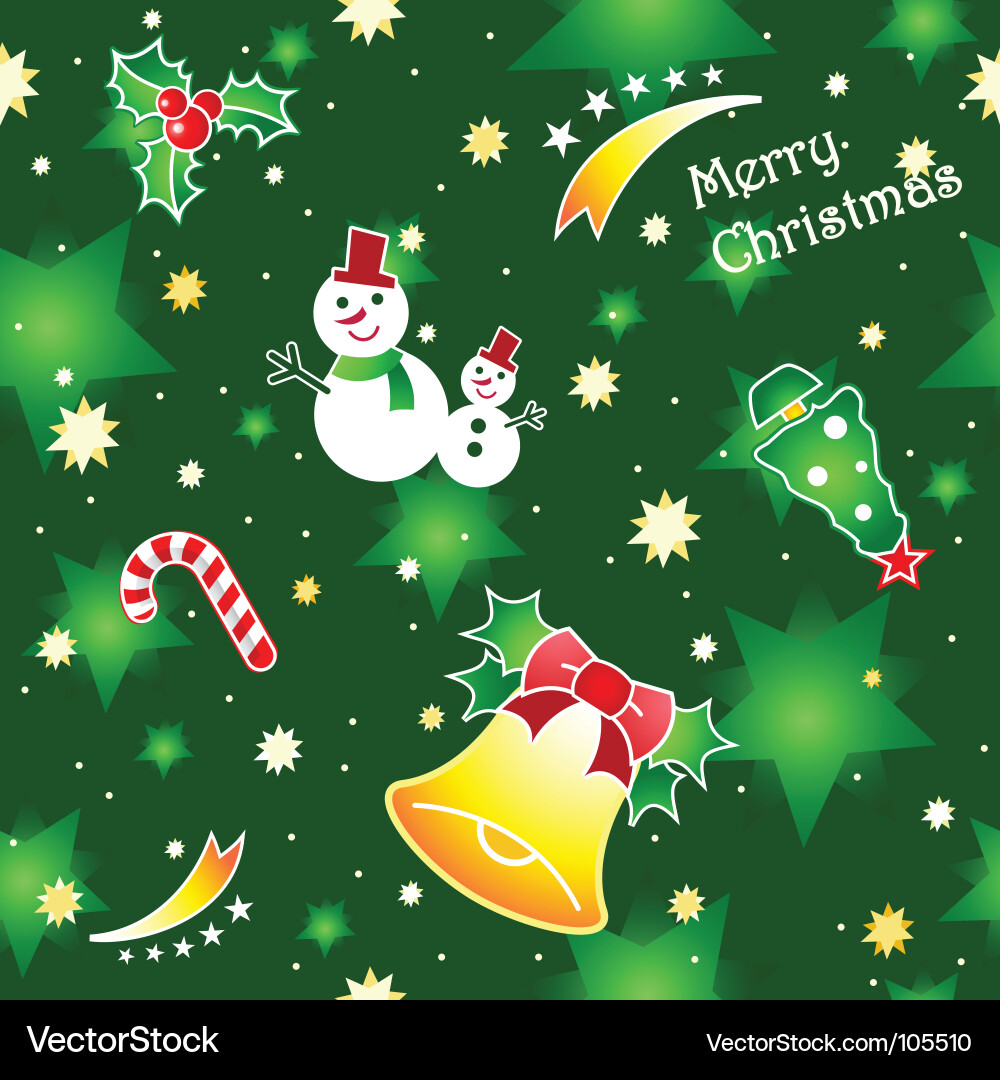 Christmas seamless pattern Royalty Free Vector Image