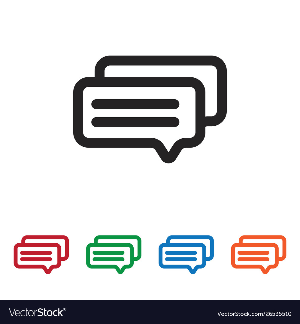 Messages icon vector image Messages icon