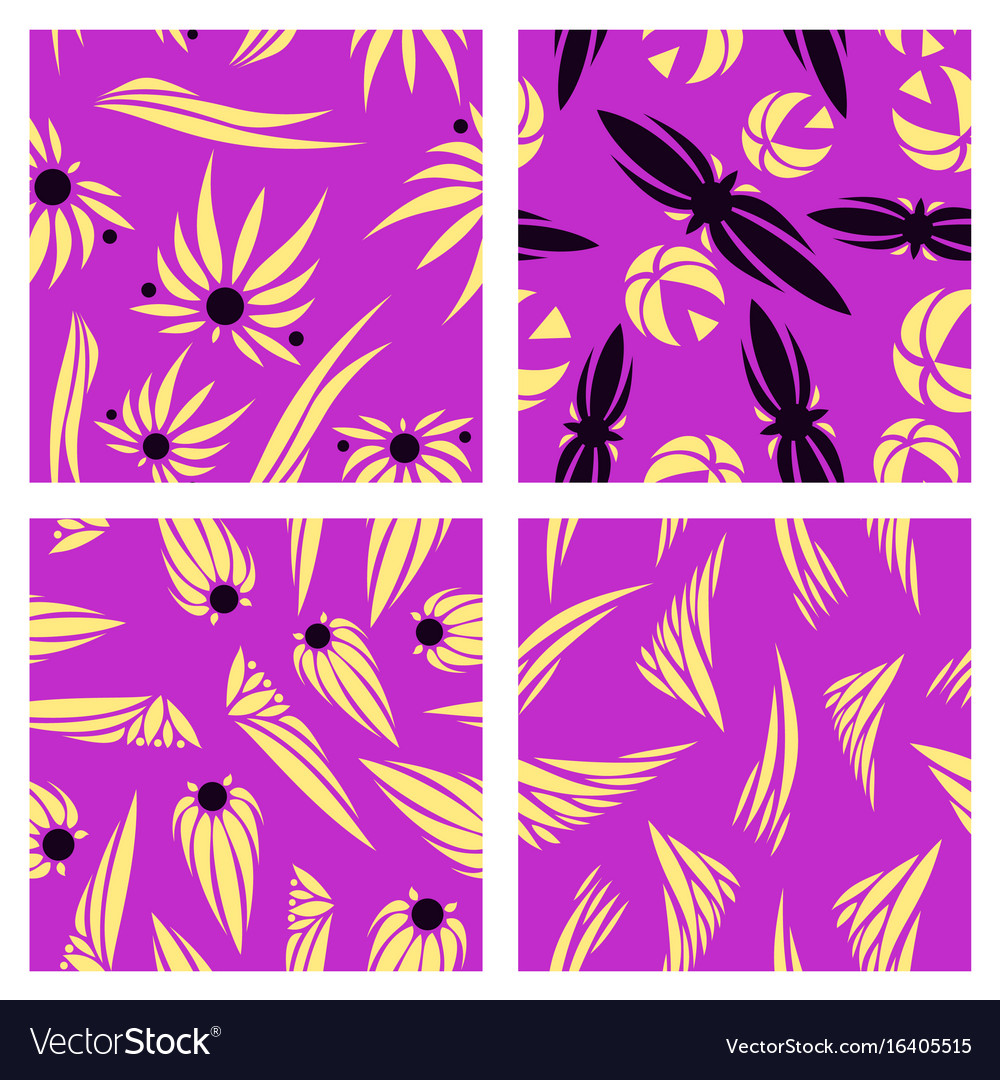 Assembly of patterns in striped style