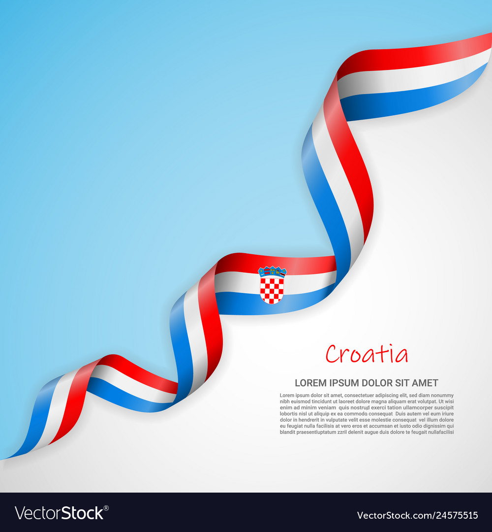 Banner in white and blue colors and waving vector image Banner in white and blue colors and waving