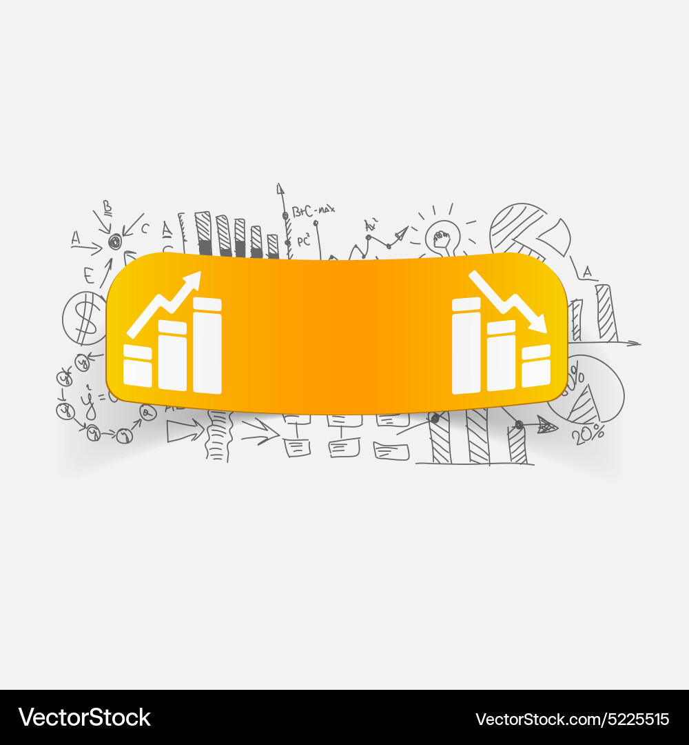 Drawing business formulas chart Royalty Free Vector Image