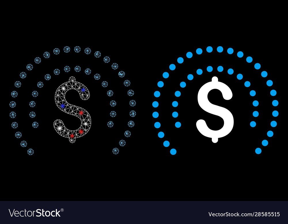 Flare mesh network financial sphere shield icon