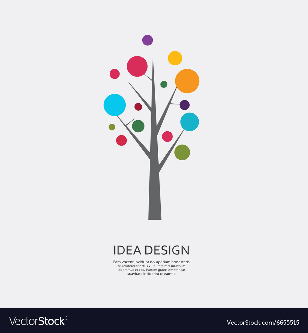 Tree with colored circles