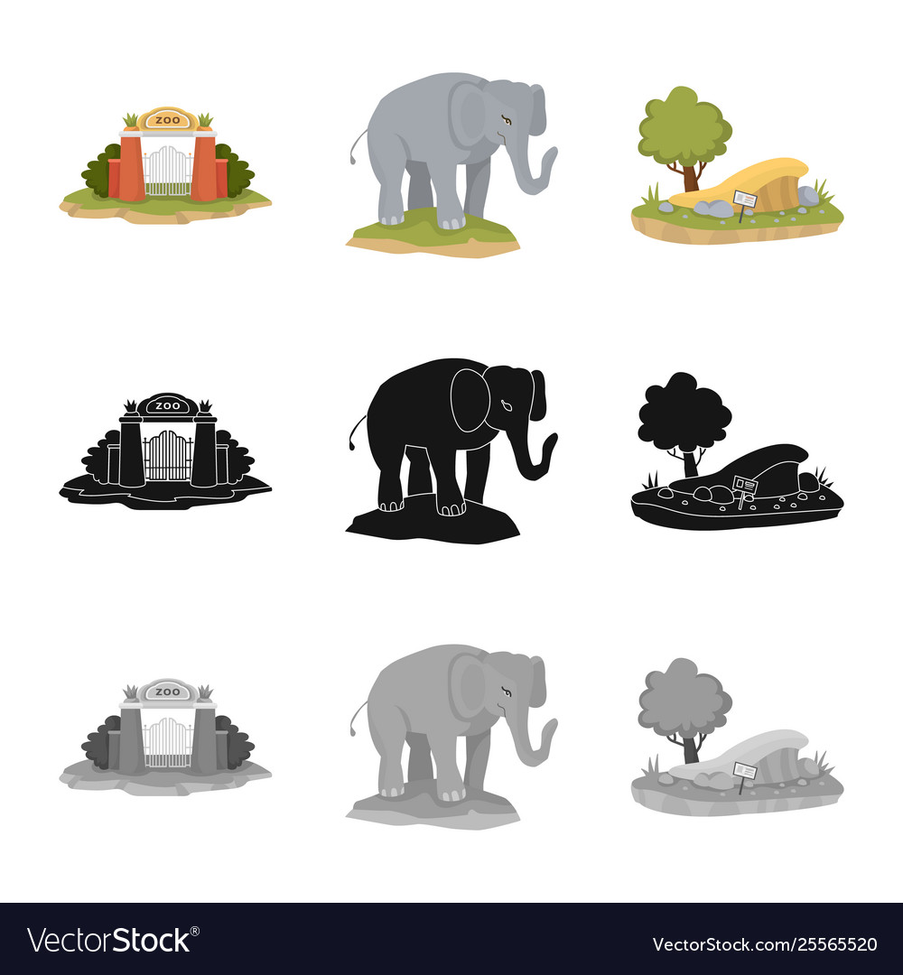 Design nature and fun symbol set vector image Design nature and fun symbol set