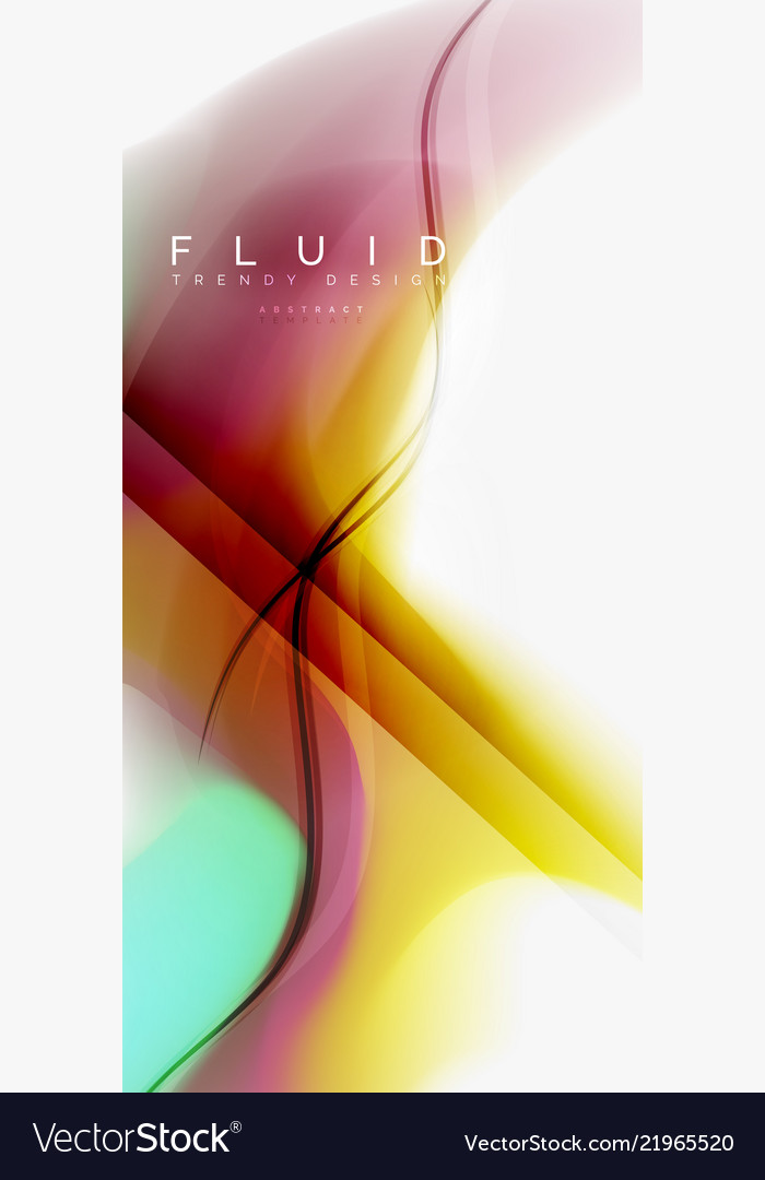 Fluid Color Wave Pattern