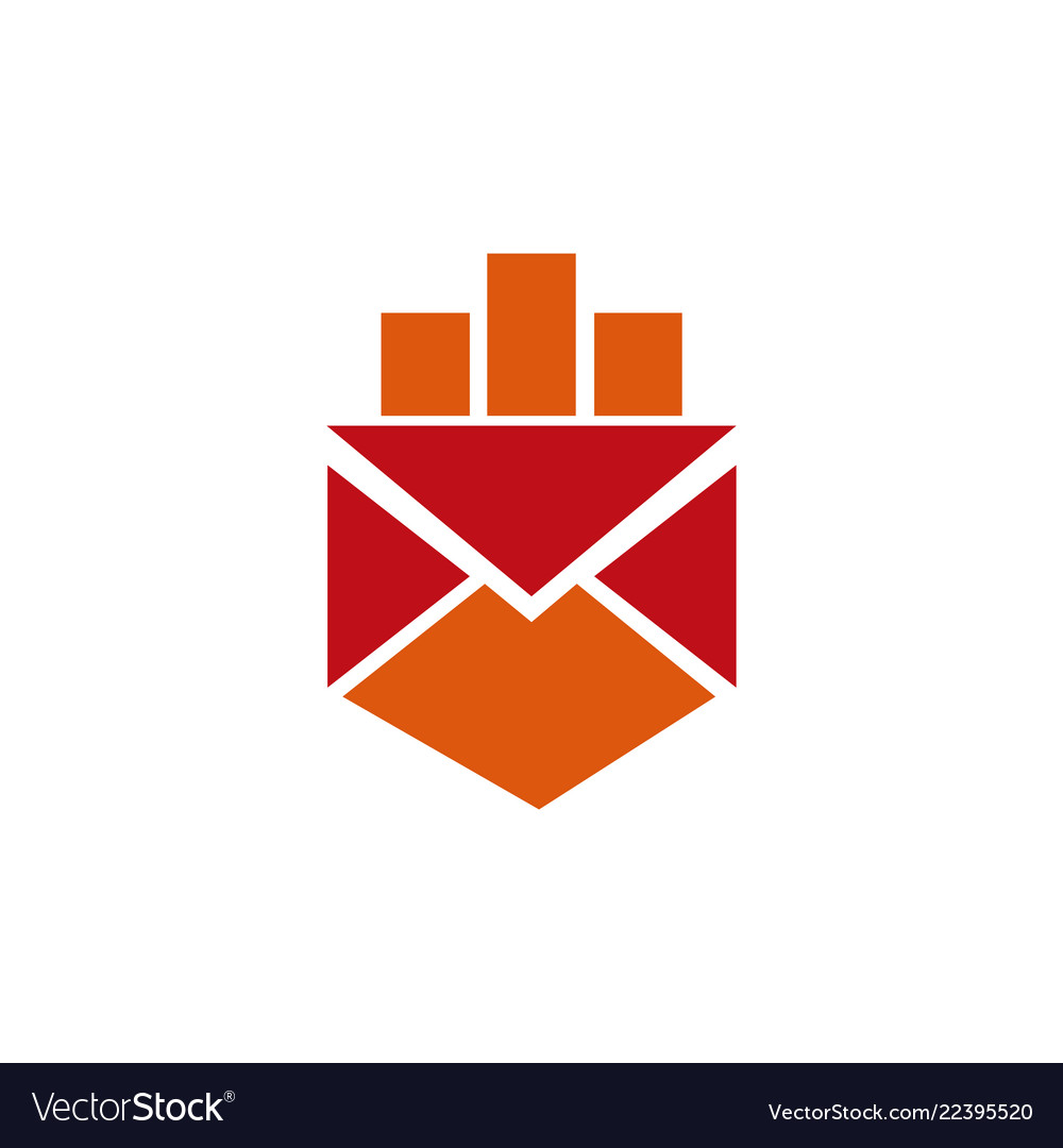 Sending mail or message icon envelope