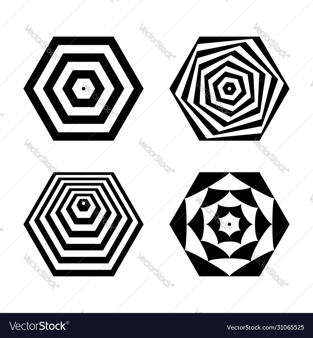 Abstract geometric icons